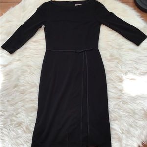 David Meister Sz 4 LBD Black Dress - Bow Detail
